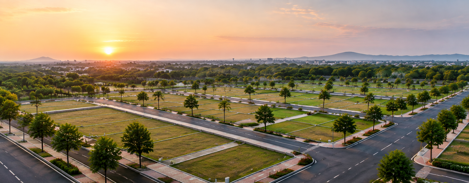 Aerial view of Ashirwad Green